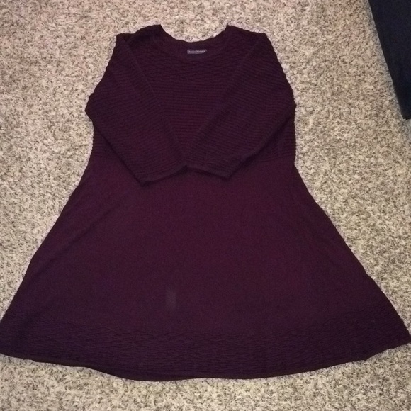 Jessica Howard Dresses & Skirts - Plus size Jessica Howard burgundy sweater dress